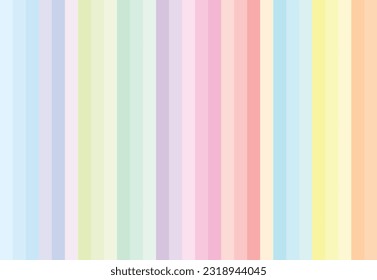 Pastel color stripe, pastel color palette catalog.