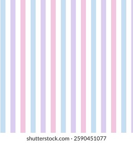 Pastel color stripe seamless pattern design