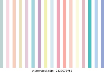 pastel color striped seamless pattern, vector illustration.