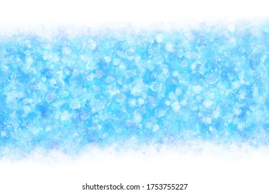 pastel color summer blue ice abstract on natural grunge watercolor hand paint background, vector illustration