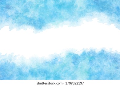 cielo azul pastel cielo azul cielo abstracto sobre fondo de pintura natural de color gris color agua, ilustración vectorial