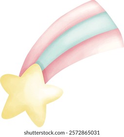 pastel color sweet dream cloudy gnome.