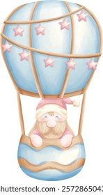 pastel color sweet dream cloudy gnome.