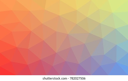 Pastel color triangle background vector illustration