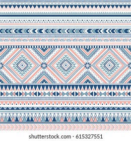 pastel color tribal doodle vector seamless striped pattern. aztec fancy abstract geometric art print. ethnic hipster background. hand drawn. Wallpaper, cloth design, fabric, paper, textile, wrapping