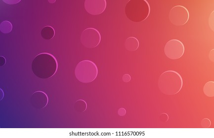 Pastel color vector abstract circle background. Pattern with blur gradient. The pattern can be used for wallpapers and coloring books, banner or poster