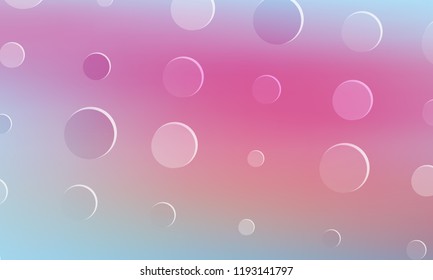 Pastel color vector abstract circle background. Pattern with blur gradient. The pattern can be used for wallpapers and coloring books, banner or poster