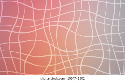 Pastel color vector abstract doodle background. Wave elegant pattern with blur gradient. The pattern can be used for wallpapers and coloring books, banner or poster