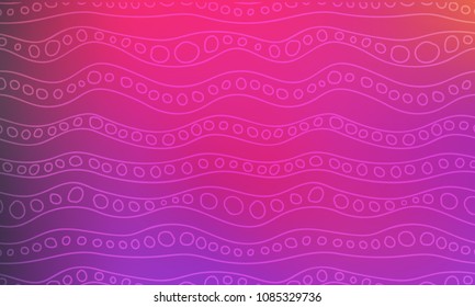 Pastel color vector abstract doodle background. Wave elegant pattern with blur gradient. The pattern can be used for wallpapers and coloring books, banner or poster