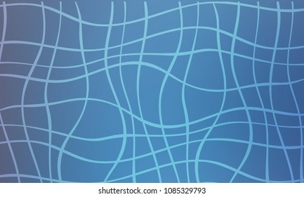 Pastel color vector abstract doodle background. Wave elegant pattern with blur gradient. The pattern can be used for wallpapers and coloring books, banner or poster