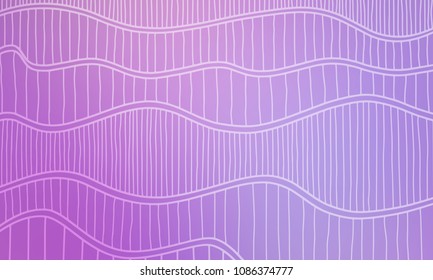 Pastel color vector abstract doodle background. Wave elegant pattern with blur gradient. The pattern can be used for wallpapers and coloring books, banner or poster