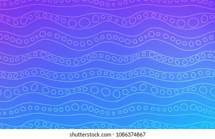 Pastel color vector abstract doodle background. Wave elegant pattern with blur gradient. The pattern can be used for wallpapers and coloring books, banner or poster