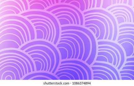 Pastel Color Vector Abstract Doodle Background Stock Vector (Royalty ...