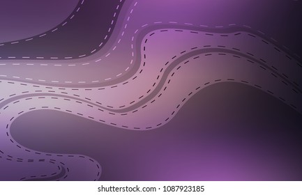 Pastel color vector abstract doodle background. Wave elegant pattern with blur gradient. The pattern can be used for wallpapers and coloring books, banner or poster