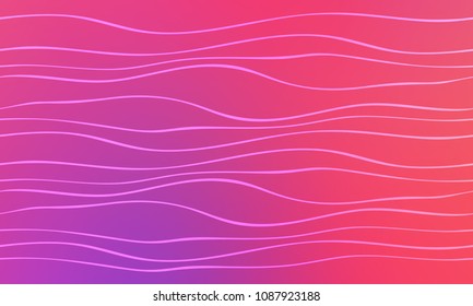 Pastel color vector abstract doodle background. Wave elegant pattern with blur gradient. The pattern can be used for wallpapers and coloring books, banner or poster