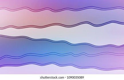 Pastel color vector abstract doodle background. Wave elegant pattern with blur gradient. The pattern can be used for wallpapers and coloring books, banner or poster