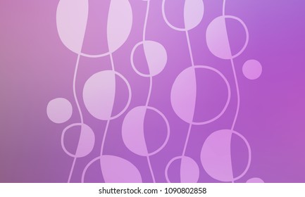 Pastel color vector abstract doodle background. Wave elegant pattern with blur gradient. The pattern can be used for wallpapers and coloring books, banner or poster