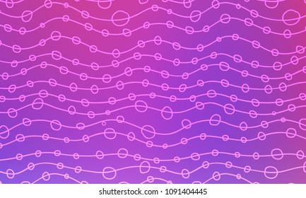 Pastel color vector abstract doodle background. Wave elegant pattern with blur gradient. The pattern can be used for wallpapers and coloring books, banner or poster