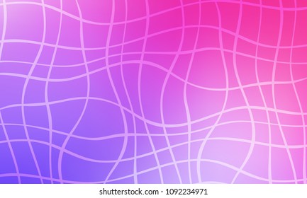 Pastel color vector abstract doodle background. Wave elegant pattern with blur gradient. The pattern can be used for wallpapers and coloring books, banner or poster