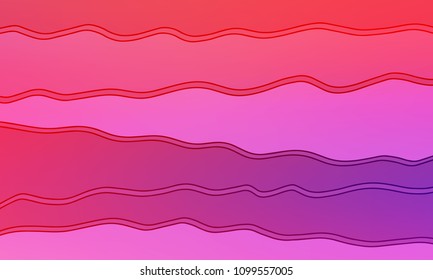 Pastel color vector abstract doodle background. Wave elegant pattern with blur gradient. The pattern can be used for wallpapers and coloring books, banner or poster