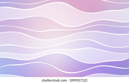 Pastel color vector abstract doodle background. Wave elegant pattern with blur gradient. The pattern can be used for wallpapers and coloring books, banner or poster