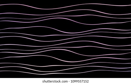 Pastel color vector abstract doodle background. Wave elegant pattern with blur gradient. The pattern can be used for wallpapers and coloring books, banner or poster