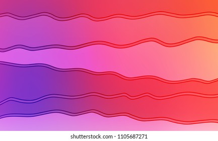 Pastel color vector abstract doodle background. Wave elegant pattern with blur gradient. The pattern can be used for wallpapers and coloring books, banner or poster