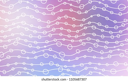 Pastel color vector abstract doodle background. Wave elegant pattern with blur gradient. The pattern can be used for wallpapers and coloring books, banner or poster