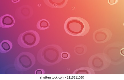 Pastel color vector abstract doodle background. Circle elegant pattern with blur gradient. The pattern can be used for wallpapers and coloring books, banner or poster