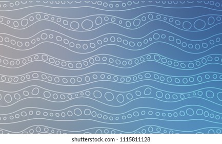 Pastel color vector abstract doodle background. Wave elegant pattern with blur gradient. The pattern can be used for wallpapers and coloring books, banner or poster