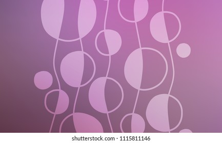 Pastel color vector abstract doodle background. Wave elegant pattern with blur gradient. The pattern can be used for wallpapers and coloring books, banner or poster