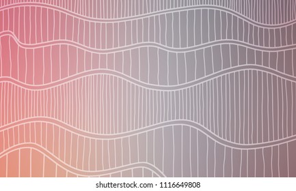 Pastel color vector abstract doodle background. Wave elegant pattern with blur gradient. The pattern can be used for wallpapers and coloring books, banner or poster