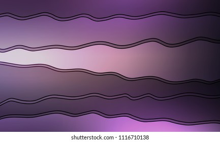 Pastel color vector abstract doodle background. Wave elegant pattern with blur gradient. The pattern can be used for wallpapers and coloring books, banner or poster