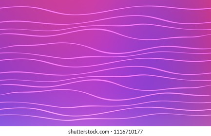 Pastel color vector abstract doodle background. Wave elegant pattern with blur gradient. The pattern can be used for wallpapers and coloring books, banner or poster