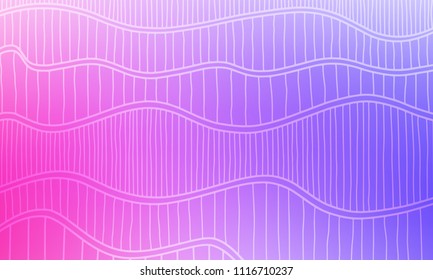 Pastel color vector abstract doodle background. Wave elegant pattern with blur gradient. The pattern can be used for wallpapers and coloring books, banner or poster