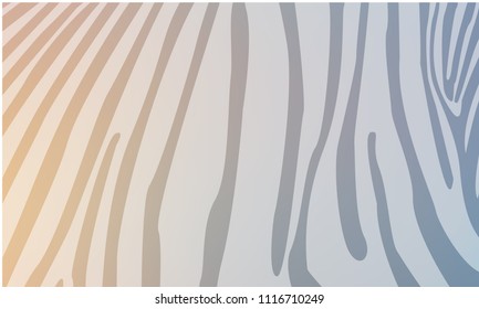 Pastel color vector abstract doodle background. Wave elegant pattern with blur gradient. The pattern can be used for wallpapers and coloring books, banner or poster