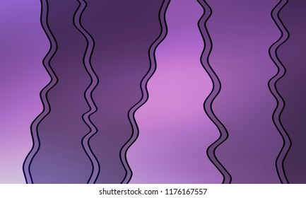 Pastel color vector abstract doodle background. Wave elegant pattern with blur gradient. The pattern can be used for wallpapers and coloring books, banner or poster