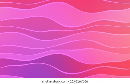 Pastel color vector abstract doodle background. Wave elegant pattern with blur gradient. The pattern can be used for wallpapers and coloring books, banner or poster