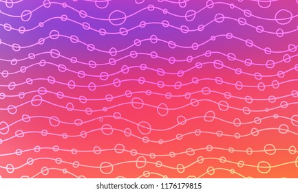 Pastel color vector abstract doodle background. Wave elegant pattern with blur gradient. The pattern can be used for wallpapers and coloring books, banner or poster