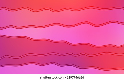 Pastel color vector abstract doodle background. Wave elegant pattern with blur gradient. The pattern can be used for wallpapers and coloring books, banner or poster