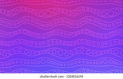Pastel color vector abstract doodle background. Wave elegant pattern with blur gradient. The pattern can be used for wallpapers and coloring books, banner or poster