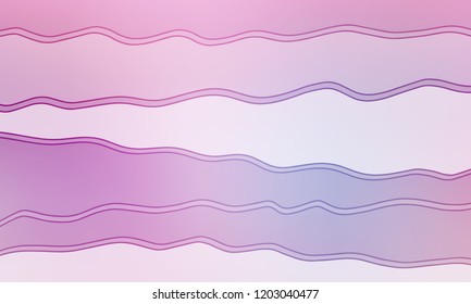 Pastel color vector abstract doodle background. Wave elegant pattern with blur gradient. The pattern can be used for wallpapers and coloring books, banner or poster