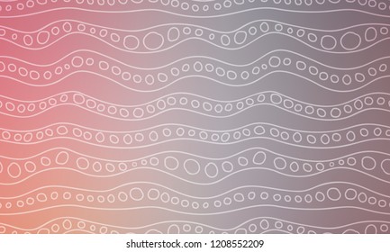 Pastel color vector abstract doodle background. Wave elegant pattern with blur gradient. The pattern can be used for wallpapers and coloring books, banner or poster