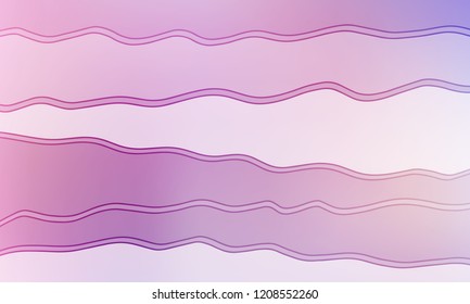 Pastel color vector abstract doodle background. Wave elegant pattern with blur gradient. The pattern can be used for wallpapers and coloring books, banner or poster