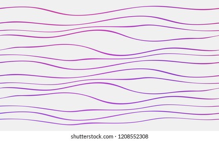 Pastel color vector abstract doodle background. Wave elegant pattern with blur gradient. The pattern can be used for wallpapers and coloring books, banner or poster