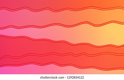 Pastel color vector abstract doodle background. Wave elegant pattern with blur gradient. The pattern can be used for wallpapers and coloring books, banner or poster