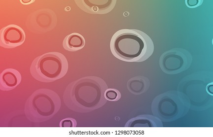 Pastel color vector abstract doodle background. Circle elegant pattern with blur gradient. The pattern can be used for wallpapers and coloring books, banner or poster