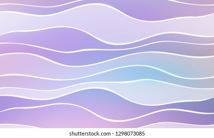 Pastel color vector abstract doodle background. Wave elegant pattern with blur gradient. The pattern can be used for wallpapers and coloring books, banner or poster