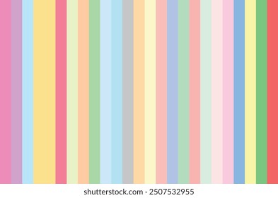 pastel color vertical stripes, pastel color palette catalog.