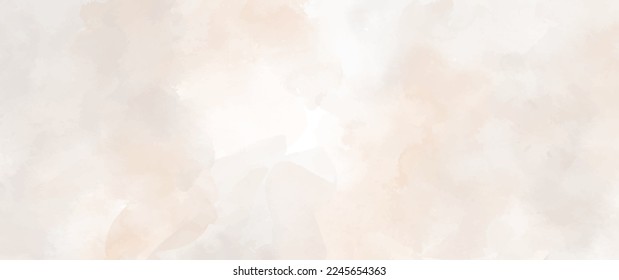 Pastel color watercolor vector background for poster, cover, banner, flyer, invitation cards and wall art. Hand drawn light illustration for design. Minimalistic painting. Wallpaper design.